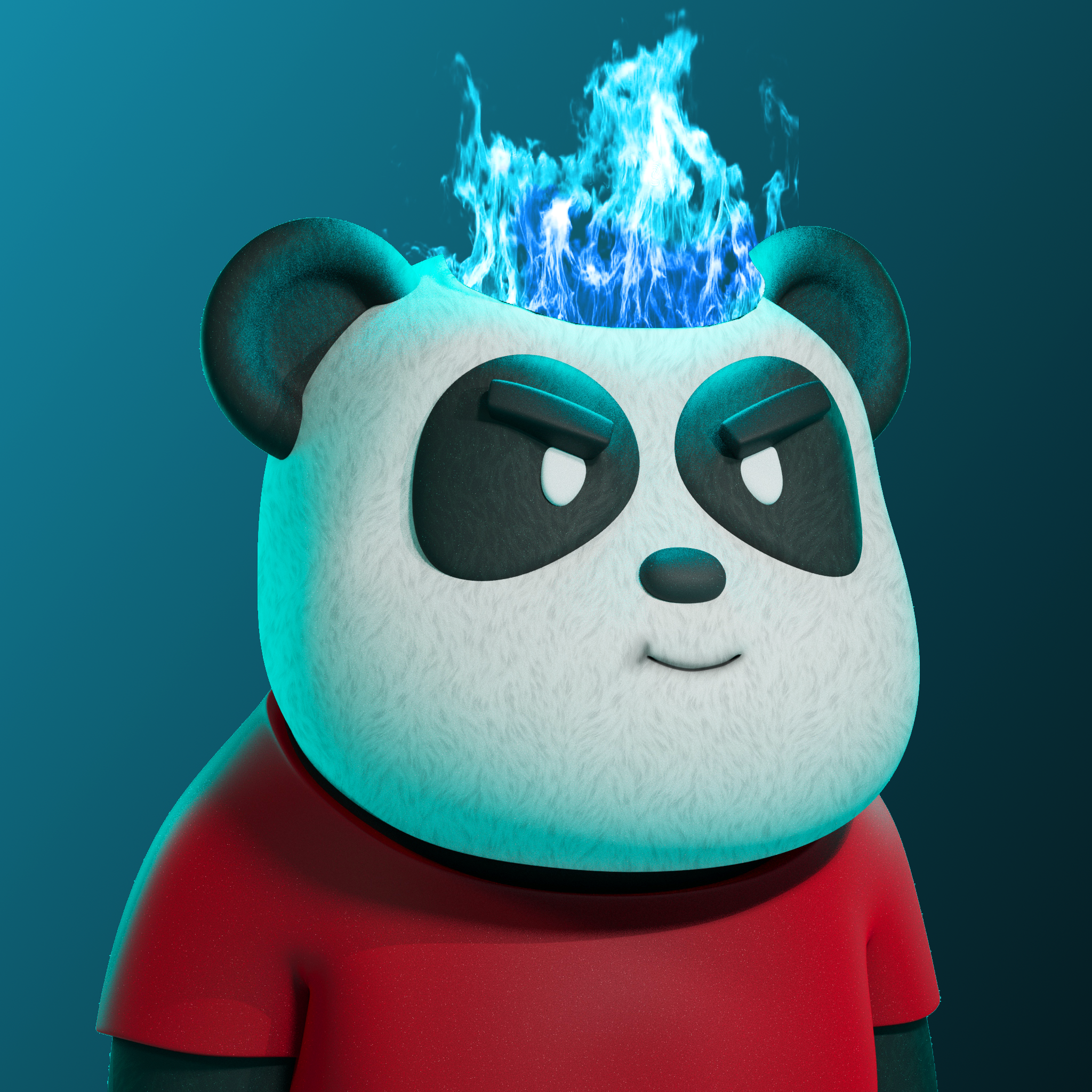 Friendly Panda character